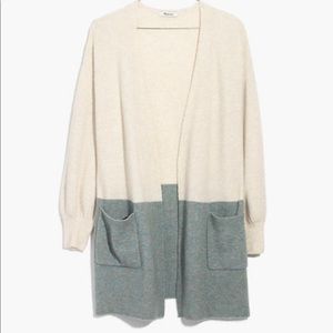 Madewell | Edgewater Bubble Sleeve Cardigan Large
